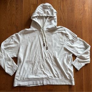 Billy Reid Cream Hooded Sweatshirt